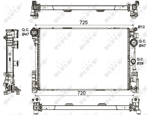 Radiator racire motor