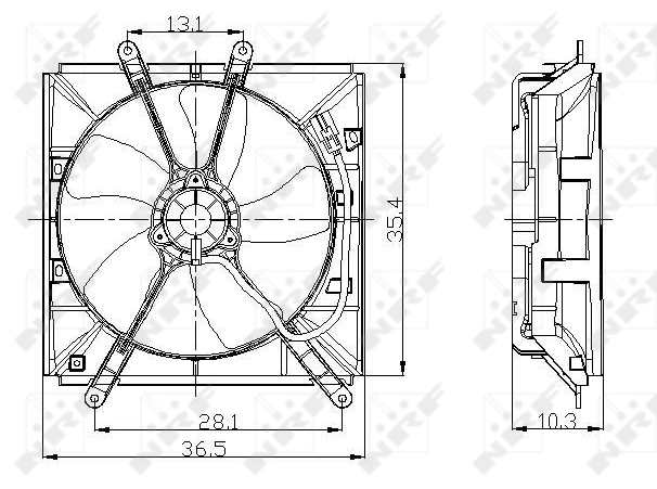 Ventilator radiator racire