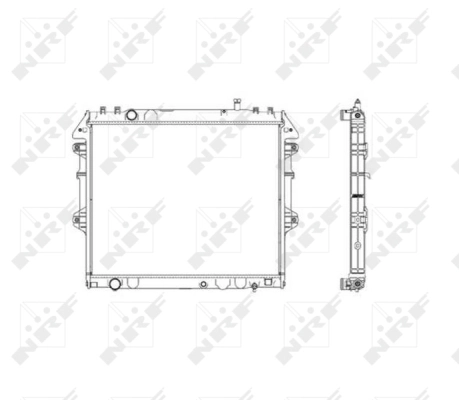 Radiator racire motor