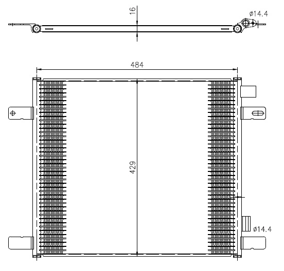 Radiator climatizare