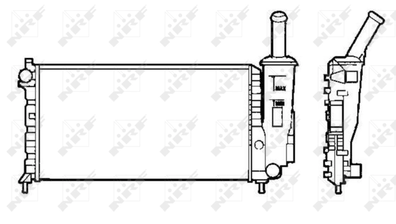 Radiator racire motor