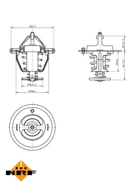 Termostat lichid racire
