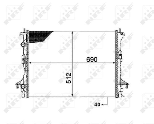 Radiator racire motor