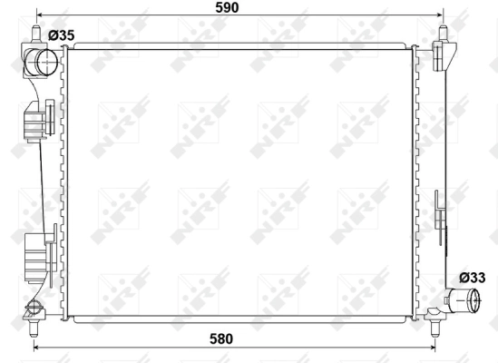 Radiator racire motor