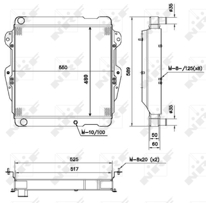 Radiator racire motor