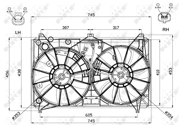 Ventilator radiator racire