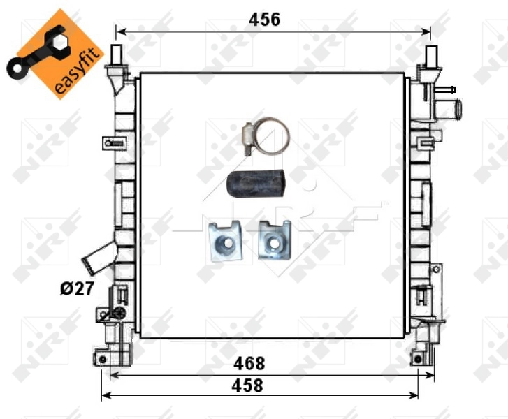 Radiator racire motor