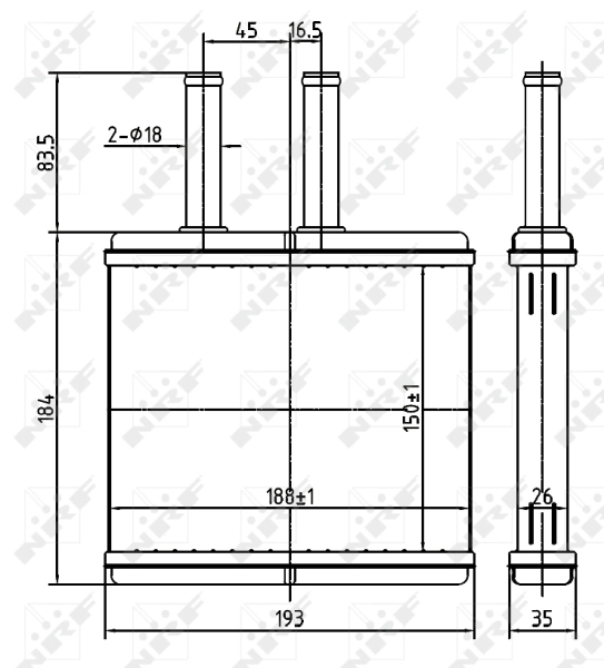 Schimbator caldura incalzire habitaclu