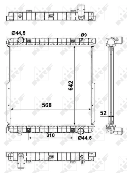 Radiator racire motor
