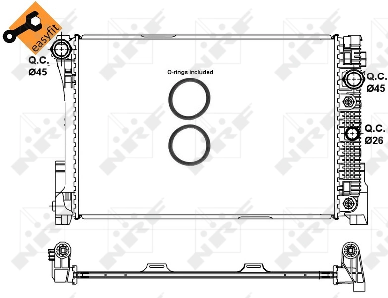 Radiator racire motor