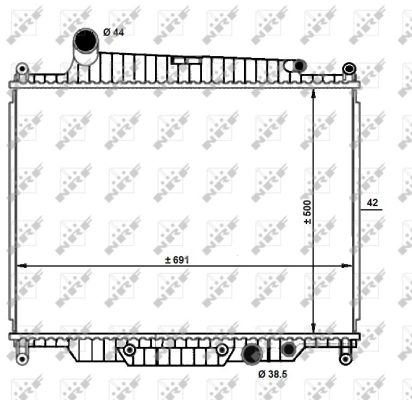 Radiator racire motor
