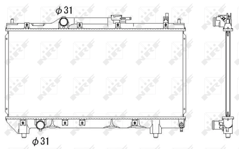 Radiator racire motor