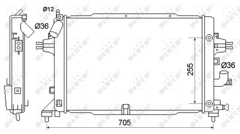 Radiator racire motor