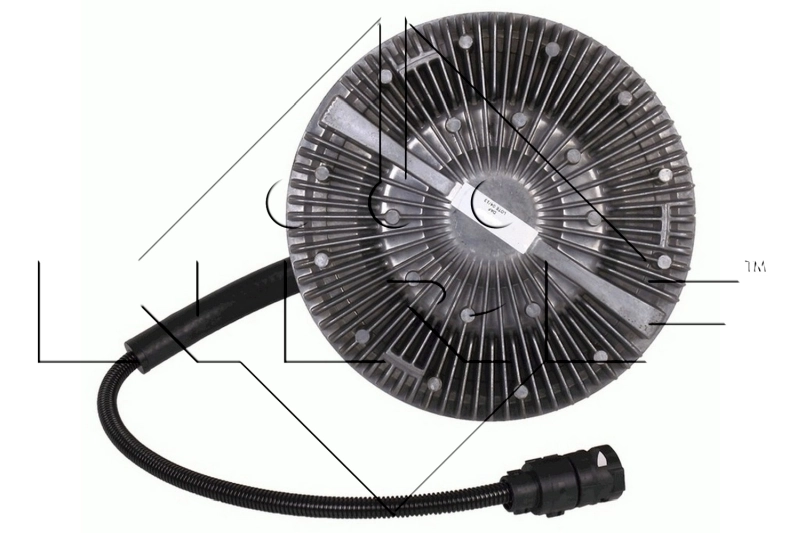 Cupla ventilator radiator