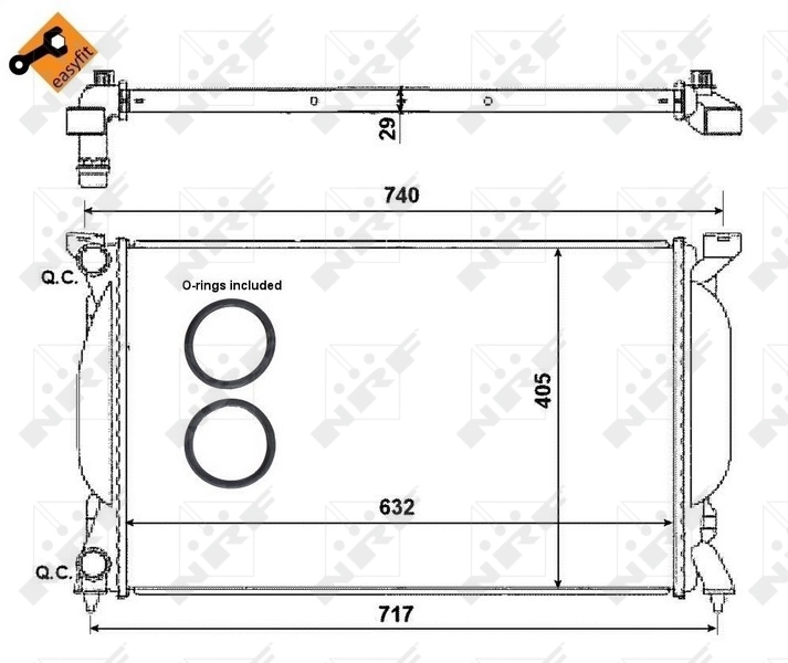 Radiator racire motor