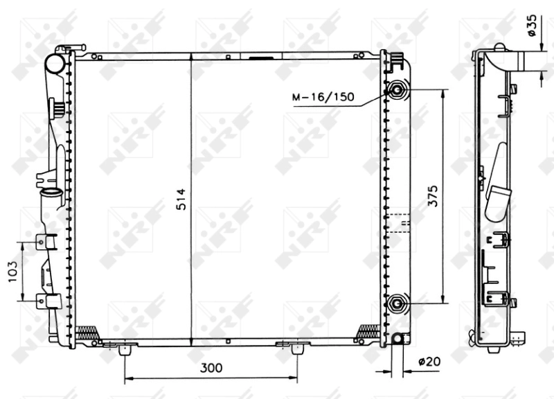 Radiator racire motor