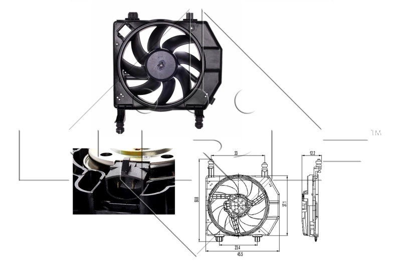 Ventilator radiator racire