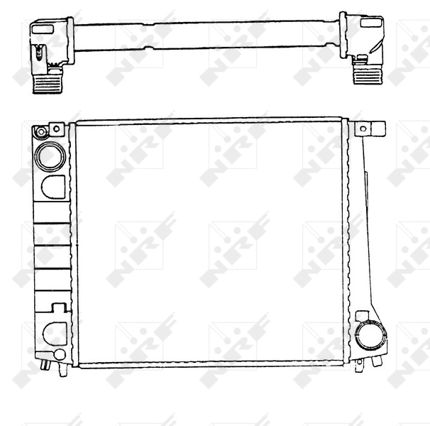 Radiator racire motor