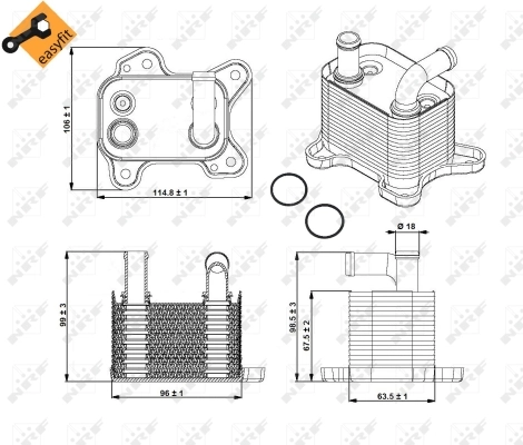 Radiator racire ulei cutie viteze automata