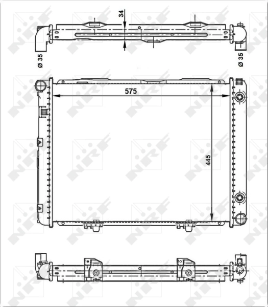 Radiator racire motor