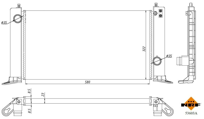 Radiator racire motor