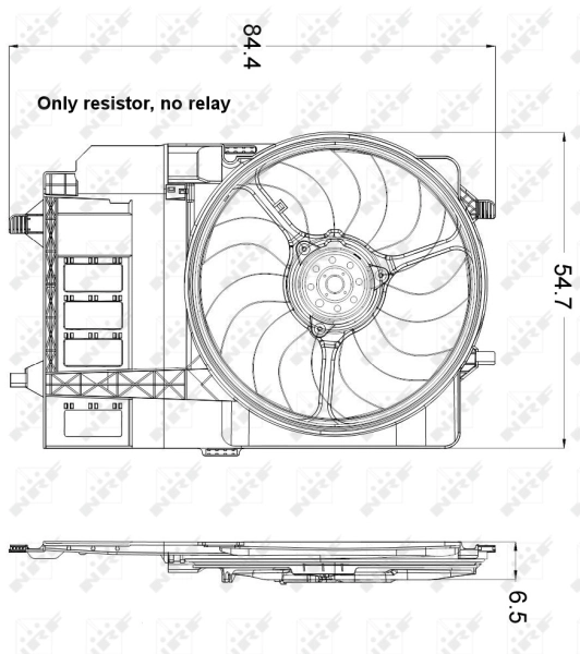 Ventilator radiator racire