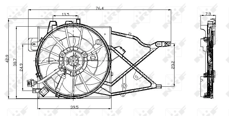 Ventilator radiator racire