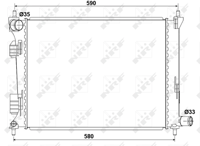 Radiator racire motor