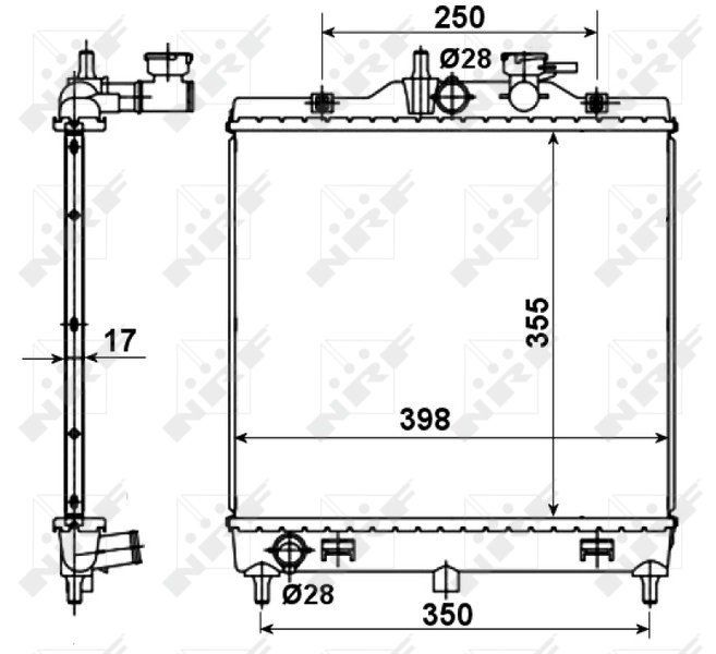 Radiator racire motor