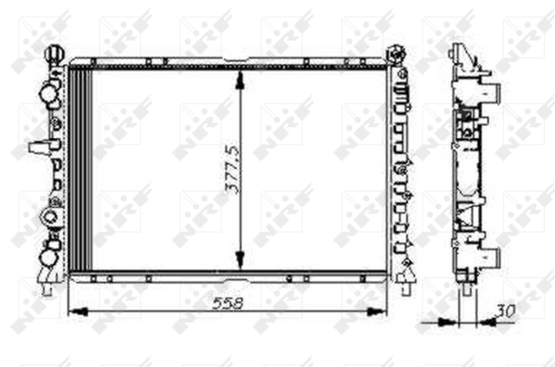 Radiator racire motor