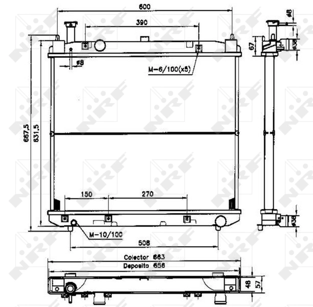 Radiator racire motor