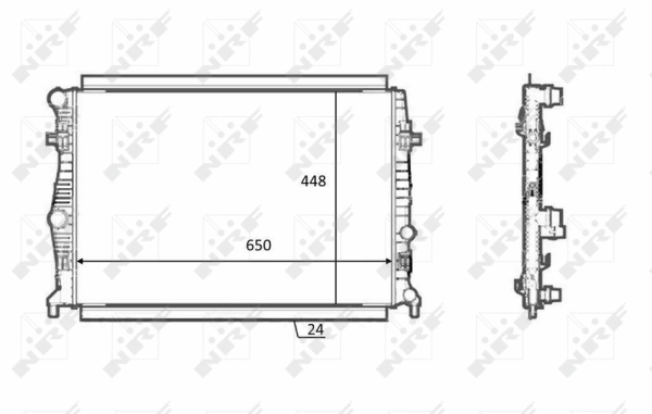 Radiator racire motor