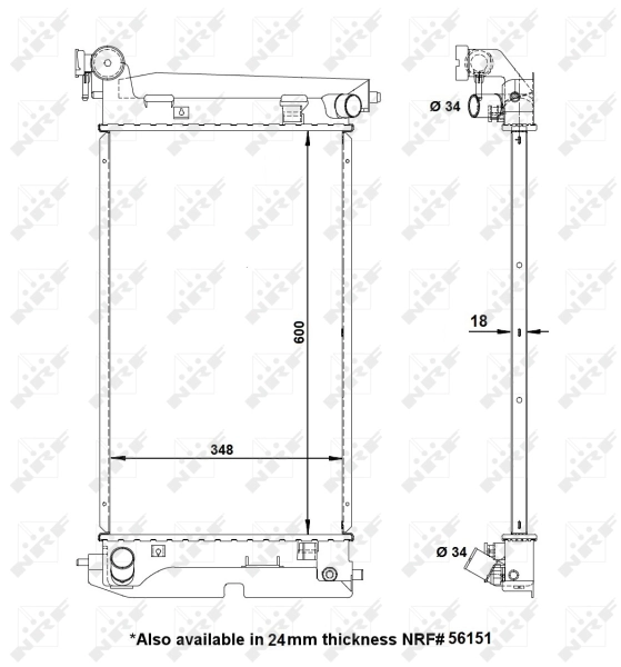 Radiator racire motor