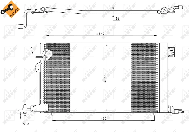 Radiator climatizare