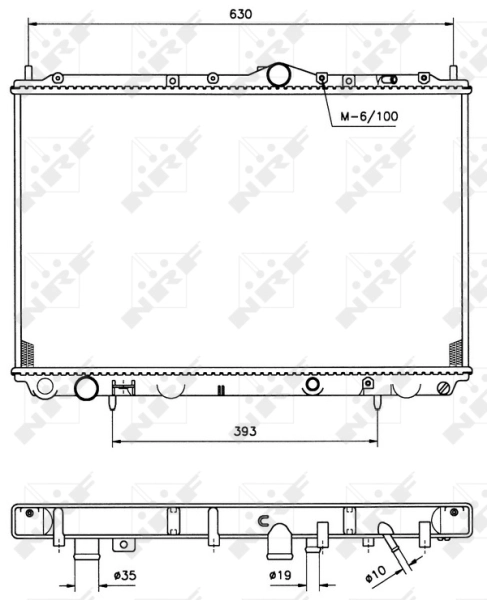 Radiator racire motor