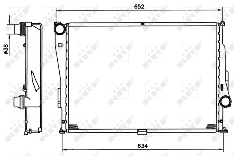 Radiator racire motor