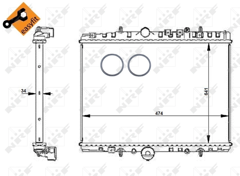 Radiator racire motor