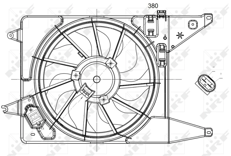Ventilator radiator racire