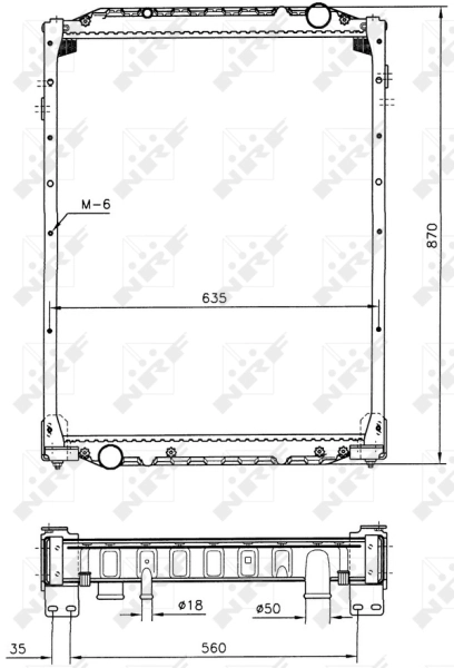 Radiator racire motor