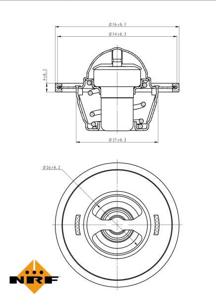 Termostat lichid racire