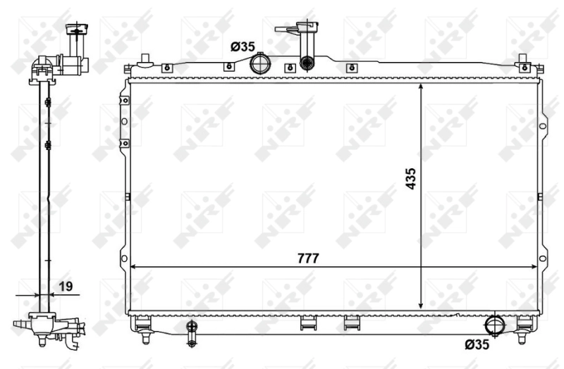 Radiator racire motor