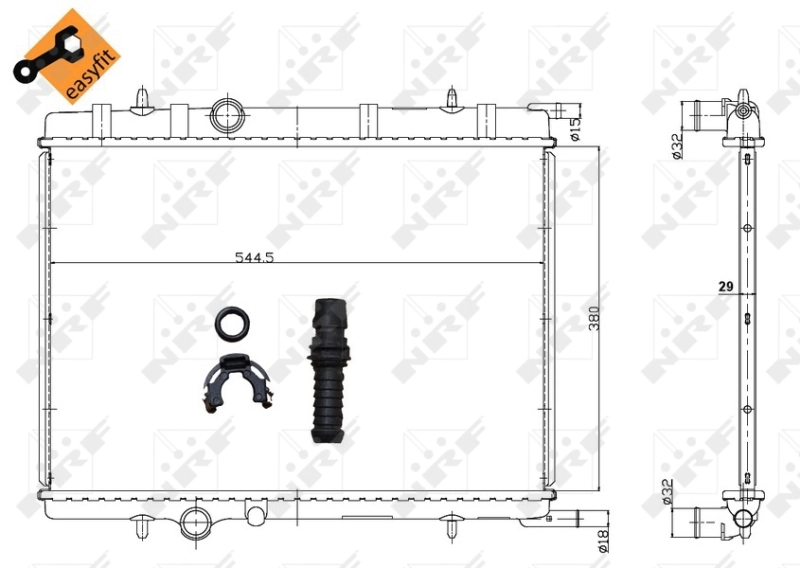 Radiator racire motor