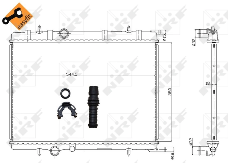 Radiator racire motor