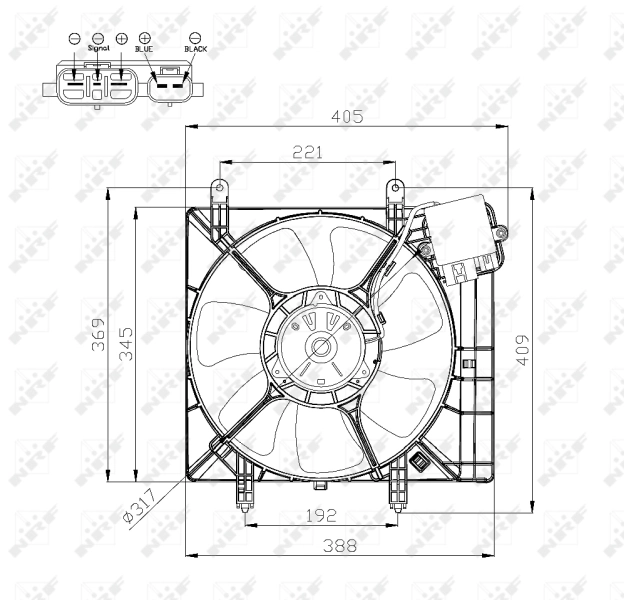 Ventilator radiator racire