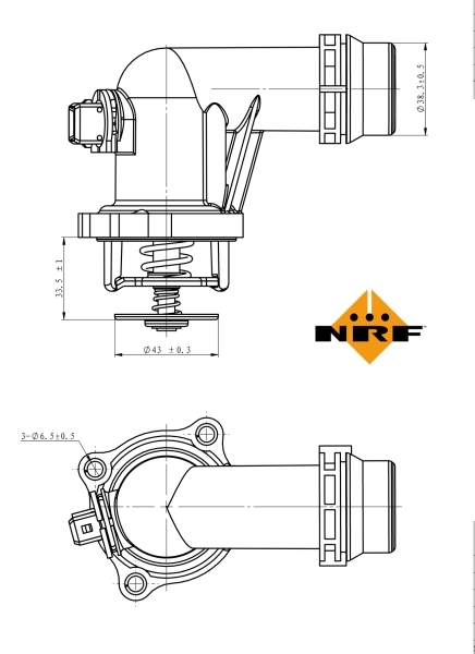 Termostat lichid racire