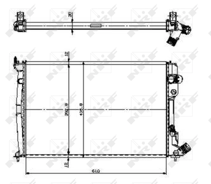 Radiator racire motor