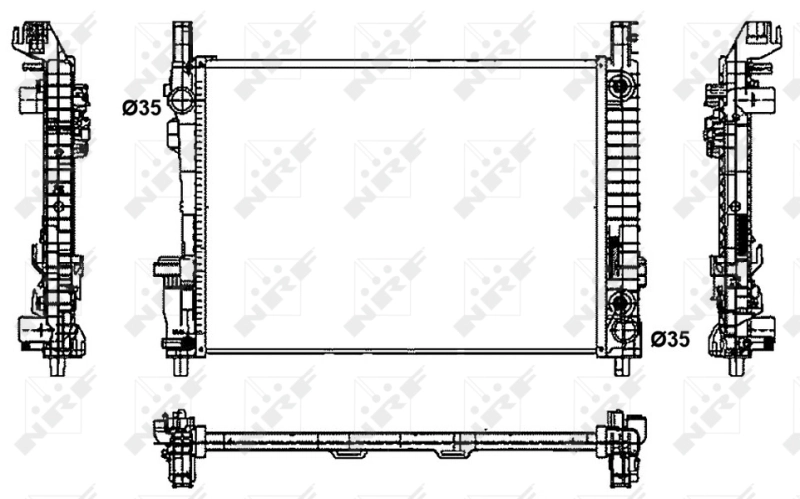 Radiator racire motor
