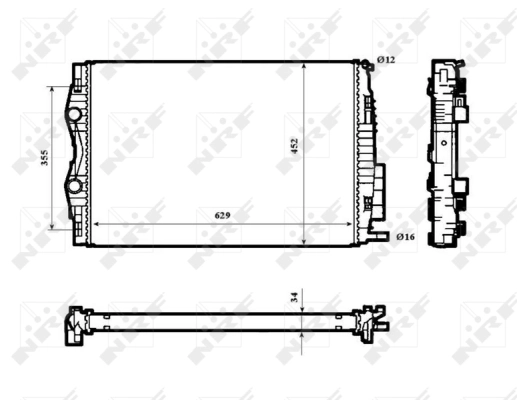 Radiator racire motor