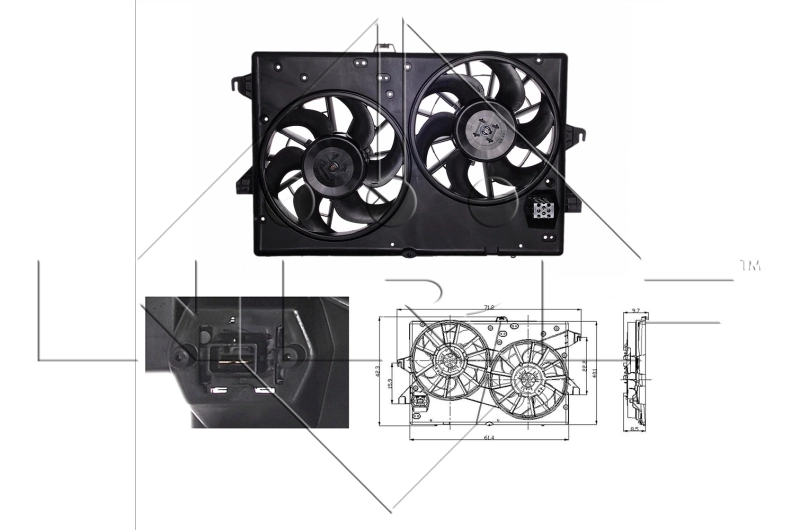Ventilator radiator racire