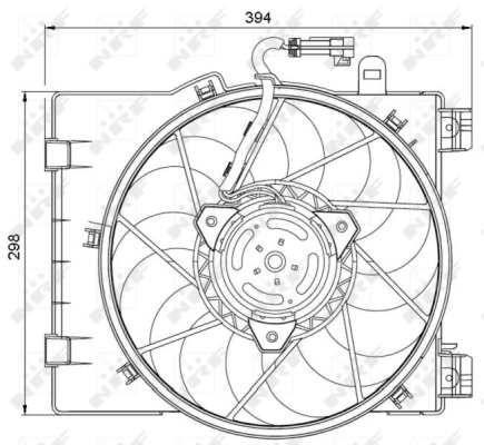 Ventilator radiator racire